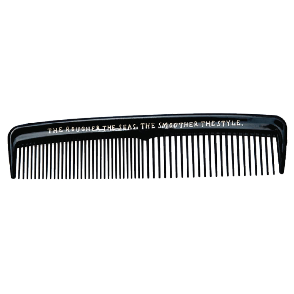 Modern Pirate Pocket Hair Comb Wide & Fine Tooth 125mm
