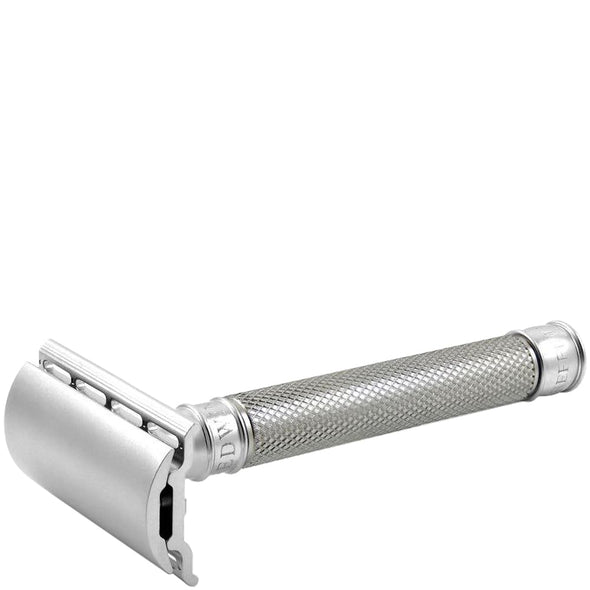 Edwin Jagger 3ONE6 Safety Razor Stainless Steel Knurled