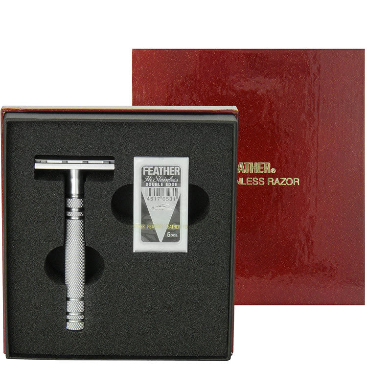 Feather AS-D2 Safety Razor Stainless Steel | Beard & Blade