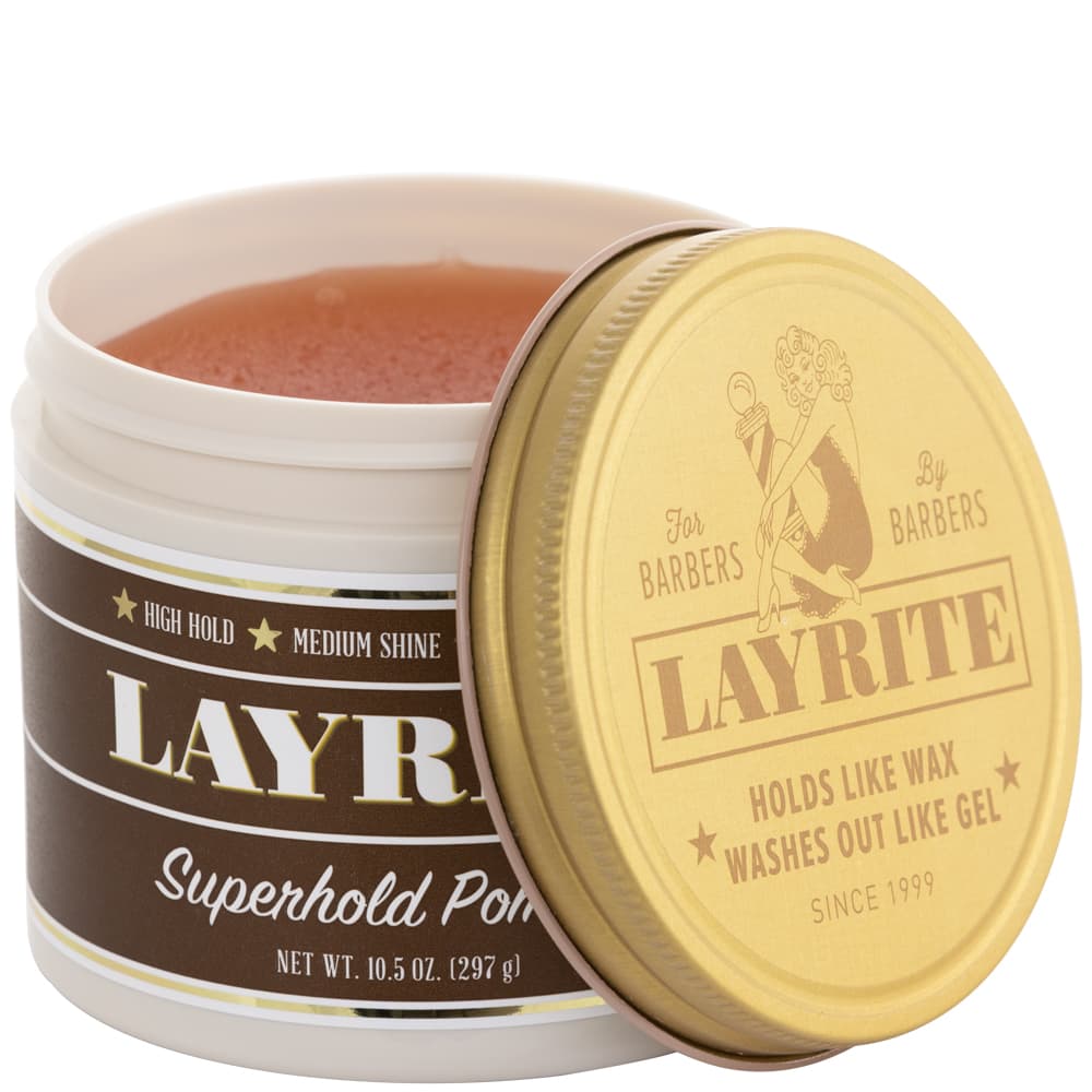 Layrite Superhold Pomade 297g – Beard & Blade
