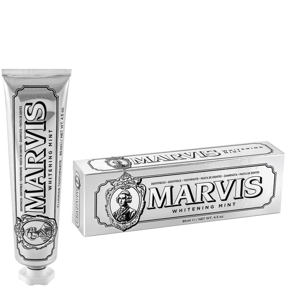 Marvis Toothpaste Whitening Mint 85ml – Beard & Blade