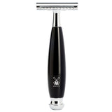 Muhle Vivo Safety Razor & Pure Badger 4-Piece Set Black Resin