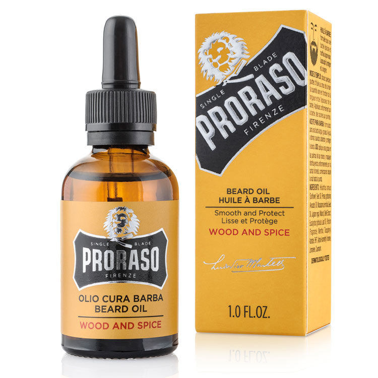 Proraso Beard Oil Wood Spice 30ml – Beard Blade - Main Image