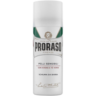Proraso Green Tea & Oatmeal Sensitive Travel Shaving Foam 50ml