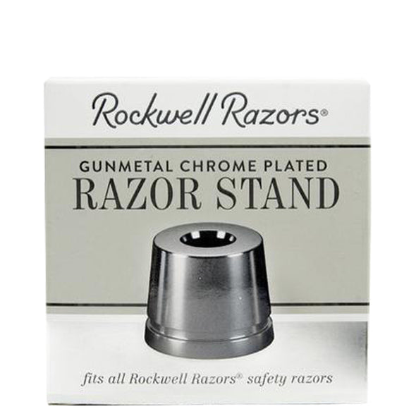 Rockwell Safety Razor Stand Gunmetal Chrome