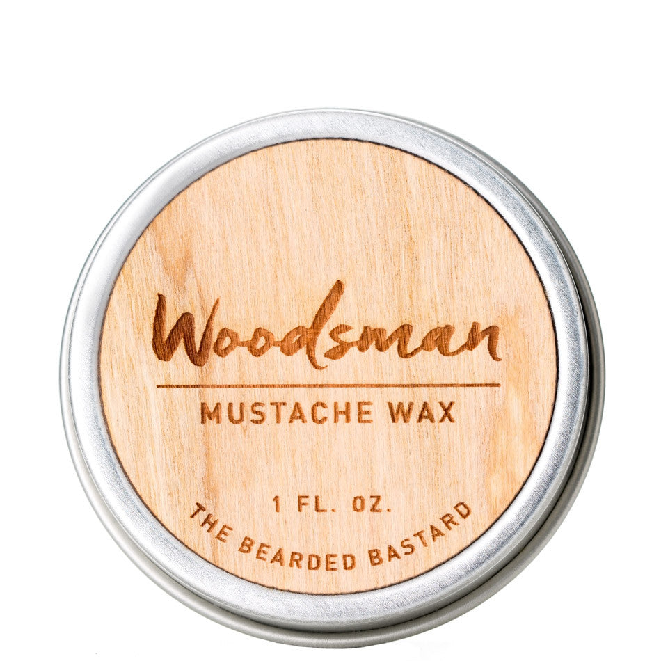 The Bearded Bastard Moustache Wax Woodsman 30ml – Beard & Blade
