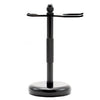 Colonel Conk Razor & Brush Stand Black