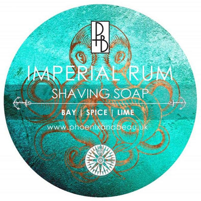 Phoenix & Beau Imperial Rum Shaving Soap 115g