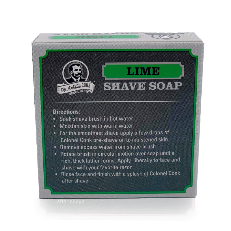 Colonel Conk Lime Shave Soap 56g