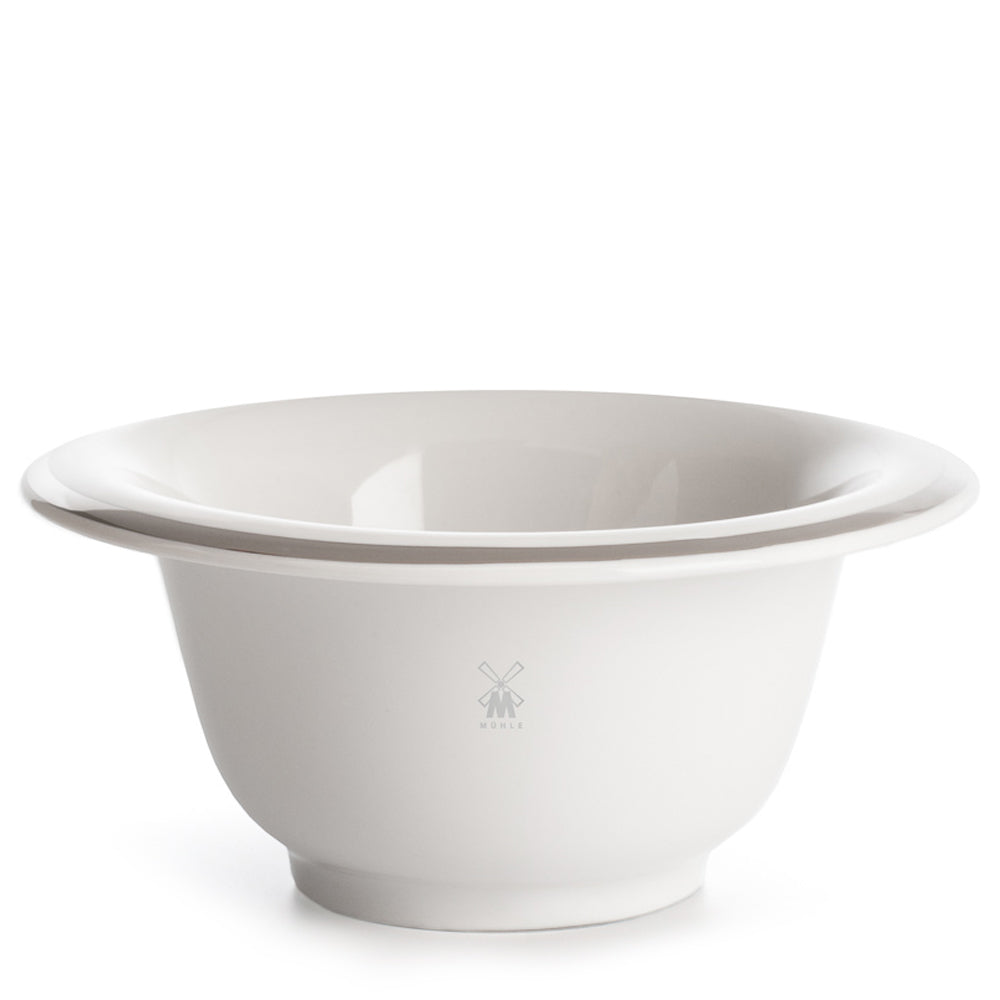 Muhle Shaving Bowl White & Silver