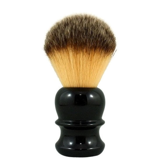 RazoRock Plissoft Synthetic Badger Shaving Brush Black