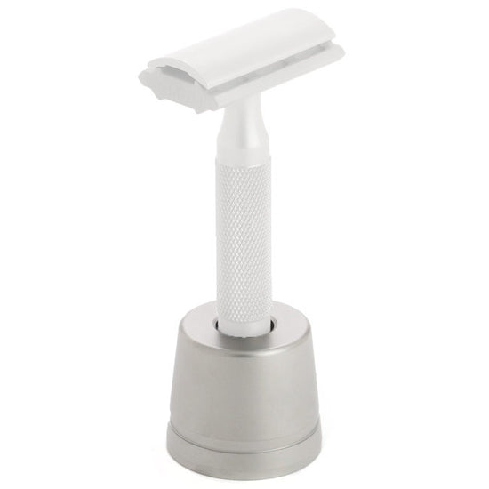 Rockwell Safety Razor Stand Stainless Steel | Beard & Blade